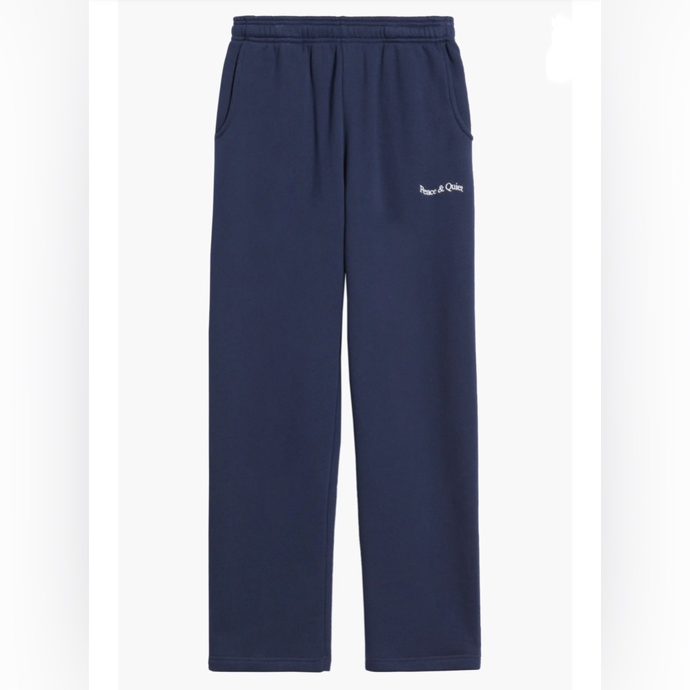 MUSEUM OF PEACE & QUIET Wordmark Pigment Dyed Sweatpants, XL * NEW *